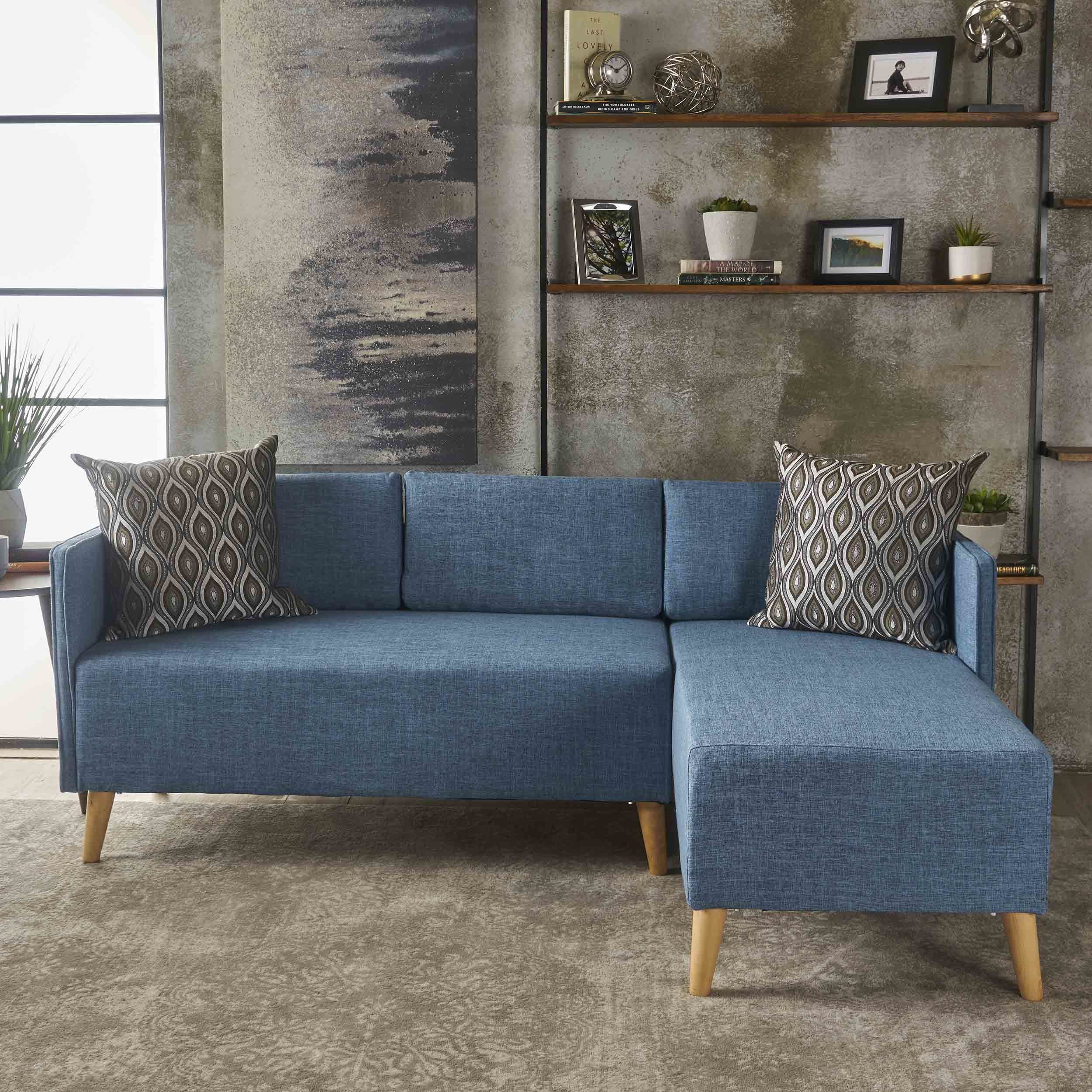 Modern 2 Piece Chaise Sectional Sofa Set Tarkhanpk