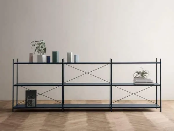 Metallic Living Punctual Shelving