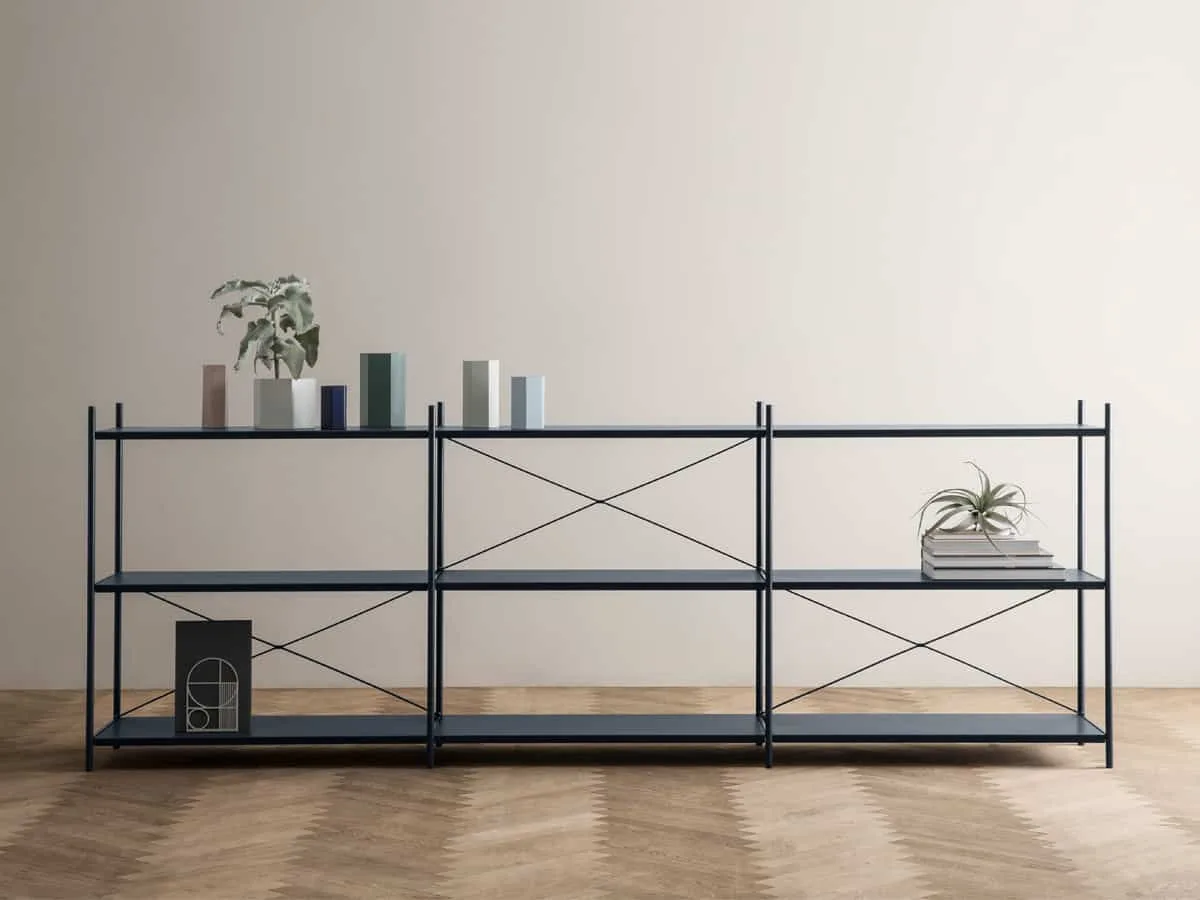 Metallic Living Punctual Shelving
