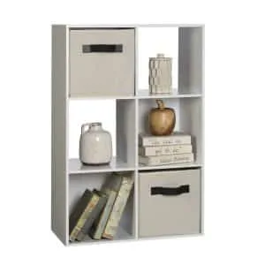 OneSpace White 6-Cube Organizer