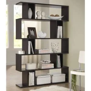 Espresso Modern Storage Shelf