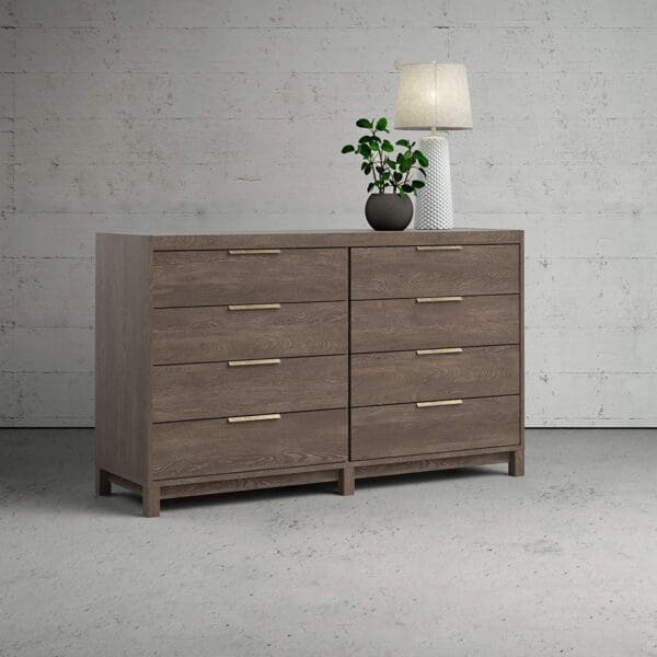 8 Drawer Double Dresser