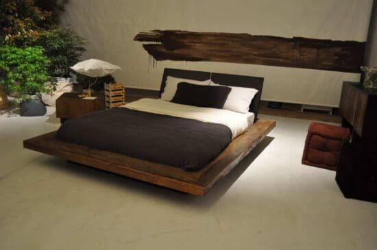 Straight Antique Look Bed