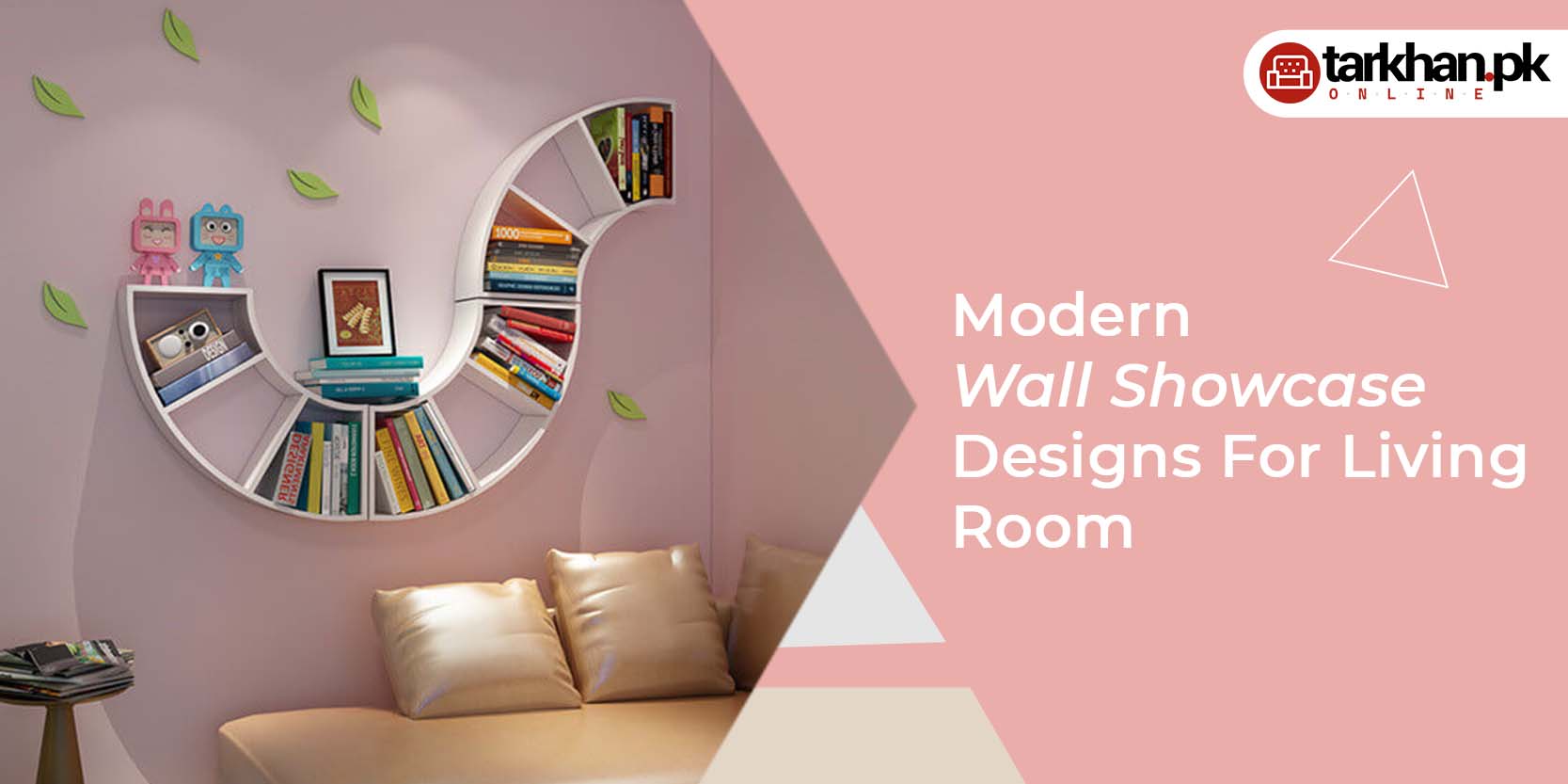 Wall Showcase Designs for Living Room
