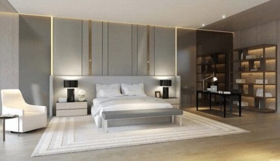 Clean & Sophisticated Bedroom Design