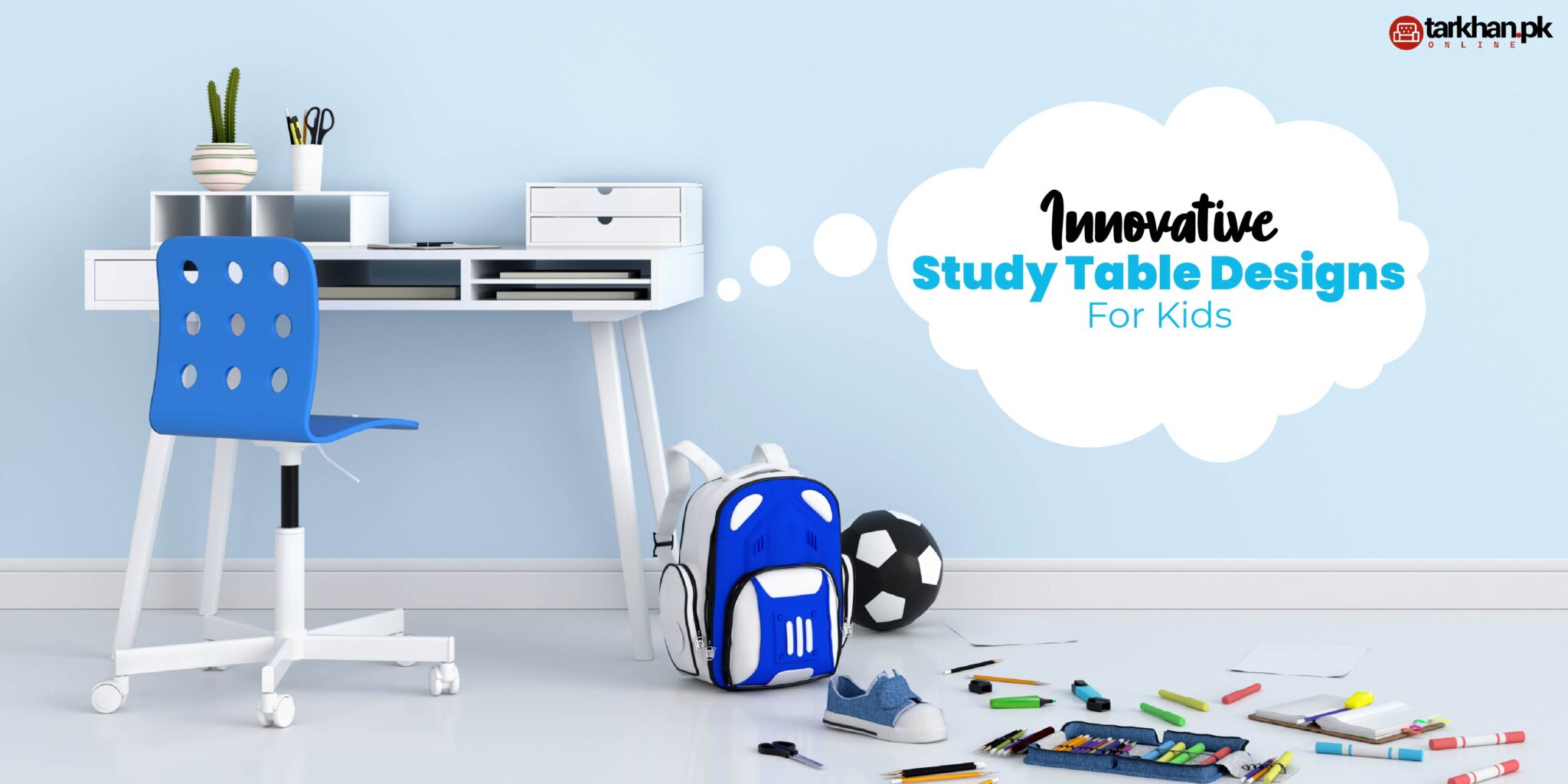 Study Table Designs For Kids 2048x1024 